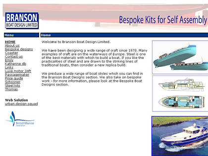 Cached version of Branson Boat Design Ltd
