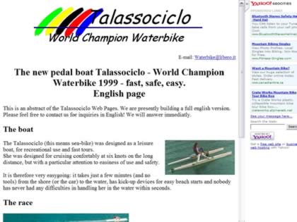 Cached version of Talassociclo Waterbike