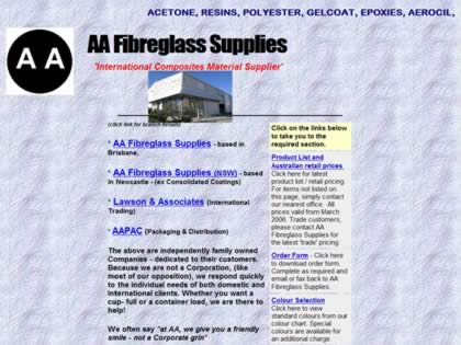 Cached version of AA Fibreglass Supplies