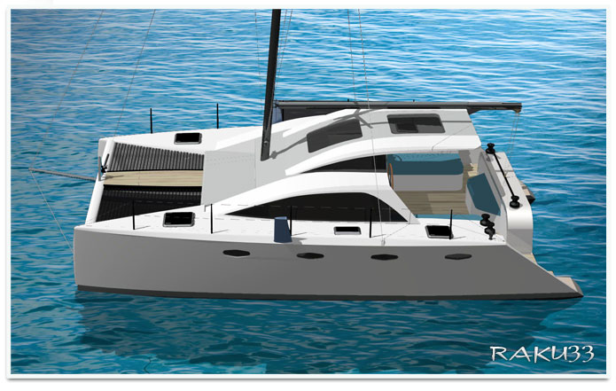 GRAINGER RAKU 33 - New Catamaran Design Series - Boat Design Net 