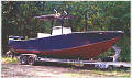 The construction of an offshore sportfishing boat