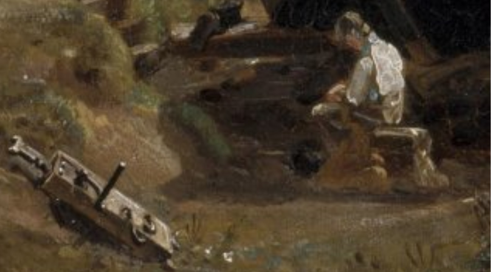 Boat Building near Flatford Mill painting by John Constable detail zoom in 1.jpg