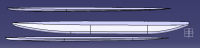 Trimaran 6 port view waterline hull displacement view screenshot.png