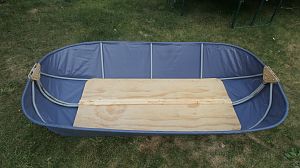 Skin is under tension, floor and frame handle compression
