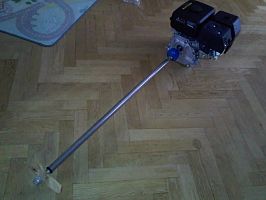 The small engine generates 3,8kw