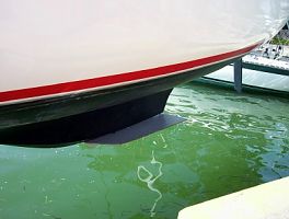 Repositioned wing keel