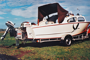 Grunty Power-Sail-Power-Boat Drive.