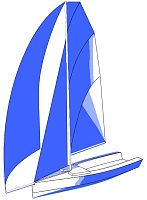 Backman 18, B18, with sails
