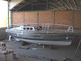 Kiribati 36 aluminum swing keel