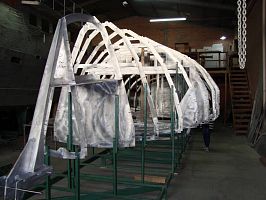 Kiribati 36 aluminum swing keel