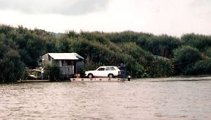 MYARK Boys with their folding barge.