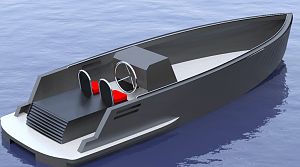 Dutch design modern ultimate Aluminium tender