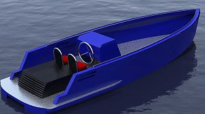 Dutch design modern ultimate Aluminium tender