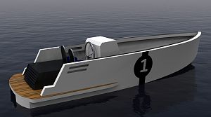 Dutch design modern ultimate Aluminium tender