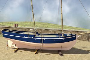 Schooner  56  steel kit (branson boats)