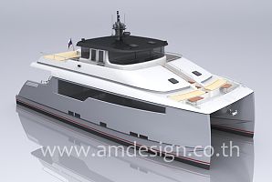 20m powe catamaran yacht