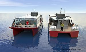 Water bus boat