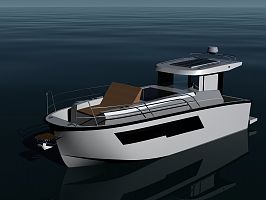 8.5m Houseboat