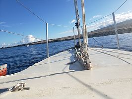 From the middle hatch
