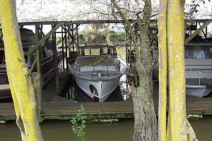 At the dock