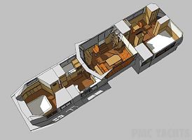 14m steel river barge