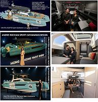 14m FOIL ASSISTED CONVERTIBLE HIGH SPEED Sport Catamaran
