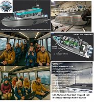 10m Stepped Hull Aluminum Tour Boat