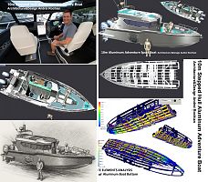 10m Stepped Hull Aluminum Adventure Boat