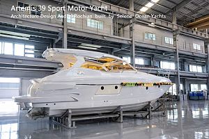 Artemis 39 Sport Motor Yacht Architecture Design Andrei Rochian  built  by  Selene  Ocean Yachts