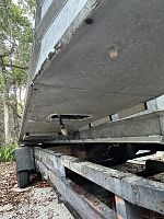 top of pontoons