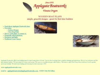 Cached version of Applegate Boatworks