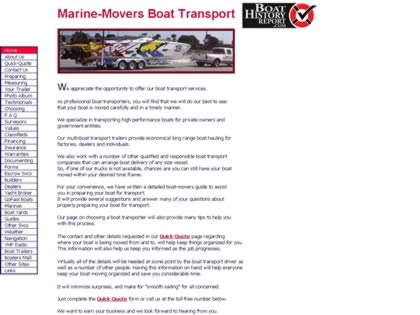 Cached version of Marine Movers