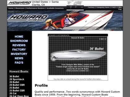 Cached version of Howard Custom Boats