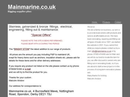 Cached version of Mainmarine