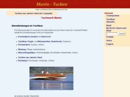 Cached version of Martin-Yachten