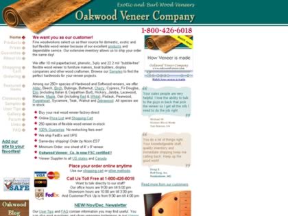 Cached version of Oakwood Veneer Co.