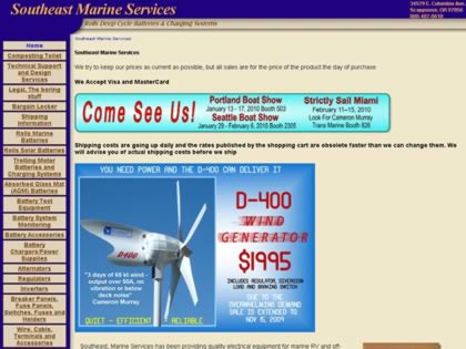 Cached version of Southeast Marine Services