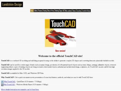 Cached version of TouchCAD