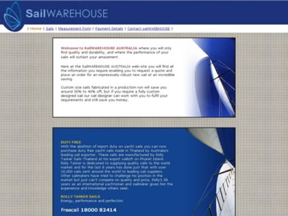 Cached version of Sail Warehouse Australia