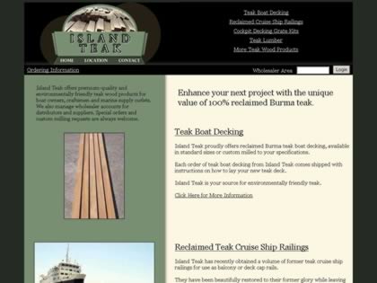 Cached version of Island Teak Importing and Milling Burma Teak for the Marine Industry