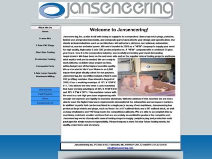 Cached version of Janseneering, Inc.