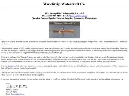 Cached version of Woodstrip Watercraft Co.