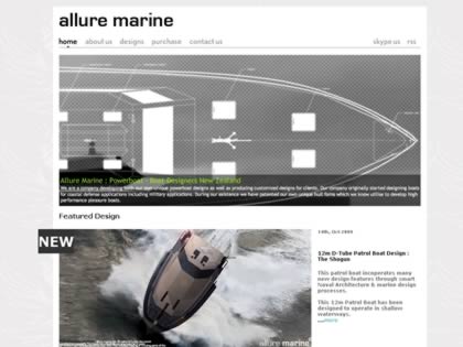 Cached version of Allure Marine