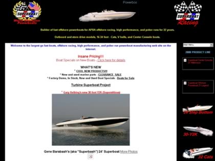 Cached version of Superboat Powerboats