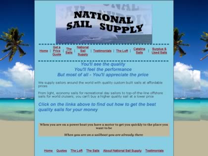 Cached version of National Sail Supply