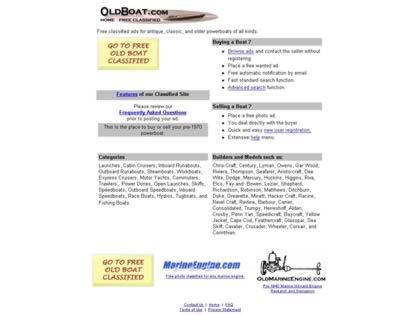 Cached version of OldBoat