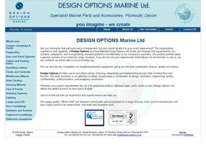 Cached version of Design Options Marine