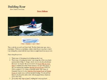Cached version of Building Roar, a plywood rowboat.