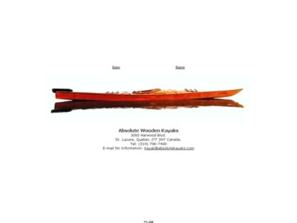 Cached version of Roy Folland Kayaks