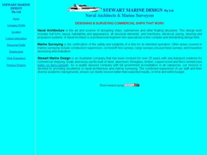 Cached version of Stewart Marine Design